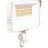 Eti Versaflood Light With Photocell, Small, 1900-4900 Lumens, Select Cct, White