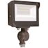 Eti Versaflood Light With Photocell, Small, 2000 Lumens, Select Cct, Bronze