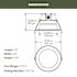 Eti Capella 4" Commercial Downlight, Dimmable, Select Cct, 7w/9w/12w, White