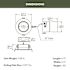 Eti Altair 4" Gimbal Canless Downlight, Triac Dimming, Select Cct, 8w, White
