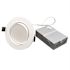 Eti Altair 4" Gimbal Canless Downlight, Triac Dimming, Select Cct, 8w, White
