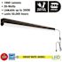 Eti 4' LED Garage Workshop Linkable Ceiling Strip Light, 1800 Lumen, Matte Black