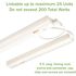 Eti 18" LED Undercabinet Plug In 7w 500lms Selectable Cct Hi/off/low