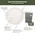 Eti Altair 8" Canless Downlight, Triac Dimming, Select Cct, 120v, 19w, White