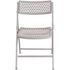 National Public Seating Airflex Folding Chair, Platinum, Package Of 4