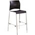 National Public Seating Cafetorium Bar Stool, Plastic Seat, Navy