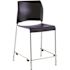 National Public Seating 8800 Cafetorium Plastic Stool, Counter Height, Navy