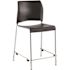 National Public Seating 8800 Cafetorium Plastic Stool, Counter Height, Charcoal