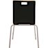 National Public Seating Bushwick Bentwood Chair, 34", Black