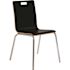 National Public Seating Bushwick Bentwood Chair, 34", Black