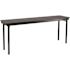 National Public Seating Max Folding Table, Mdf Core/protectedge, Grey, 18" X 96"