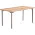 National Public Seating Hd Fixed Height Designer Table With Butcherblock, 30x72