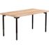 National Public Seating Adjustable Height Utility Table With Butcherblock, 30x72