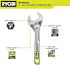 RYOBI 6" Adjustable Wrench