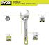 RYOBI 8" Adjustable Wrench