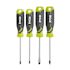 RYOBI Screwdriver Set With Cushion Grip Handles, 4 Piece