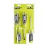 RYOBI Screwdriver Set With Cushion Grip Handles, 4 Piece