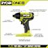RYOBI One+ 18v Cordless 4-Tool Kit With 1.5 Ah Battery, 4.0 Ah Battery, Charger