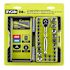 RYOBI 1/4" Drive Ratchet And Socket Set With Case, 26 Piece