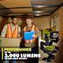 RYOBI One+ 18v Hybrid LED Work Light, 20 Watt