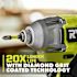 RYOBI 2" Diamond Grit Impact Drive Bits, 12 Piece