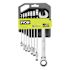 RYOBI Metric Ratcheting Combination Wrench Set, 8 Piece