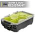 RYOBI Link Compact Small Parts Organizer Tool Box With 6-Compartment Modular