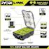 RYOBI Link Compact Small Parts Organizer Tool Box With 6-Compartment Modular