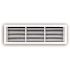 Truaire 30" X 8", 3/4" Fixed Bar, 15 Blade Pitch Steel, Ceiling/sidewall, Grille