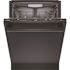 Bosch 800 Series 24 Inch Black Stainless Steel Top Control Tall Tub Dishwasher