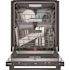 Bosch 800 Series 24 Inch Black Stainless Steel Top Control Tall Tub Dishwasher