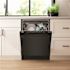 Bosch 100 Series Premium 24 Inch Black Stainless Steel Dishwasher