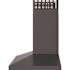 Bosch 800 Series 30 Inch Pyramid Style Canopy Range Hood With Lights In Black