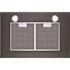 Bosch 800 Series 30 Inch Pyramid Style Canopy Range Hood With Lights In Black