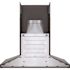 Bosch 800 Series 30 Inch Pyramid Style Canopy Range Hood With Lights In Black