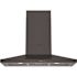 Bosch 800 Series 36 Inch Pyramid Chimney Wall Hood In Black Stainless Steel