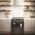 Bosch 800 Series 30 Inch 4.6 Cubic Feet Range With Self-Cleaning Convection Oven