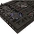 Bosch 800 Series 30 Inch Gas Stove Cooktop In Black With Black Stainless Knobs