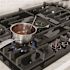 Bosch 800 Series 30 Inch Gas Stove Cooktop In Black With Black Stainless Knobs