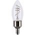 Satco Vintage 4 Watt B11 Led, Flex Gray Coil Filament, E12, 2700k, Case Of 6
