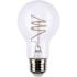 Satco Vintage 6 Watt A19 Led, Flex Gray Coil Filament, E26, 2700k, Case Of 6