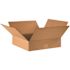 Box Partners Flat Corrugated Boxes 16"x16"x4" Kraft Package Of 25