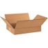 Box Partners Flat Corrugated Boxes 12"x9"x2" Kraft Package Of 25