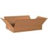 Box Partners Flat Corrugated Boxes 20"x12"x3" Kraft Package Of 25