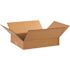 Box Partners Flat Corrugated Boxes 15"x12"x3" Kraft Package Of 25