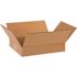 Box Partners Flat Corrugated Boxes 10"x8"x2" Kraft Package Of 25