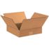 Box Partners Flat Corrugated Boxes 11"x11"x3" Kraft Package Of 25