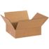 Box Partners Flat Corrugated Boxes 14"x12"x4" Kraft Package Of 25