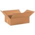 Box Partners Flat Corrugated Boxes 17"x13"x5" Kraft Package Of 25