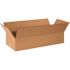 Box Partners Flat Corrugated Boxes 24"x10"x4" Kraft Package Of 25